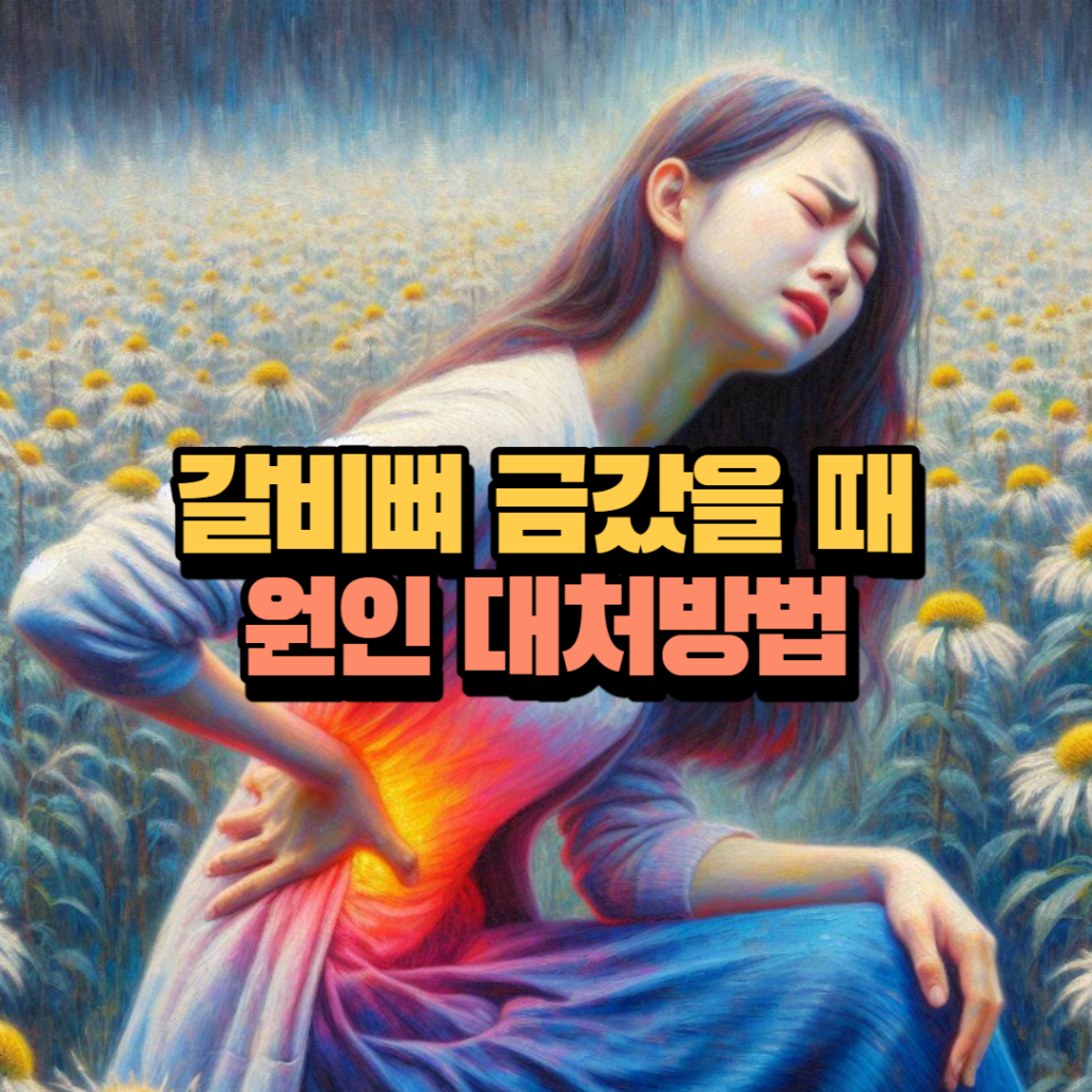 갈비뼈 금갔을때 증상