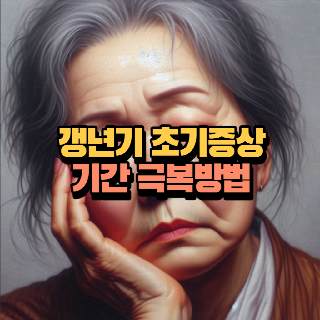 갱년기 초기증상