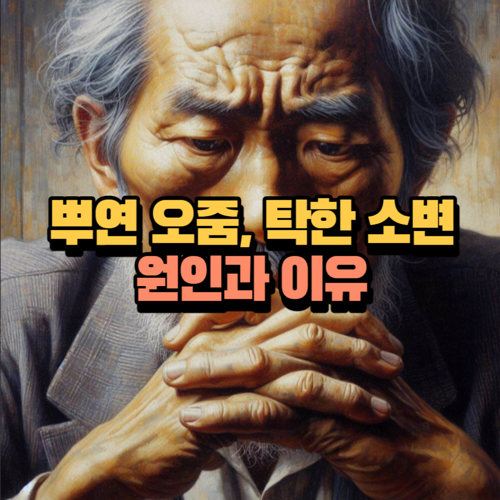 뿌연 오줌 이유