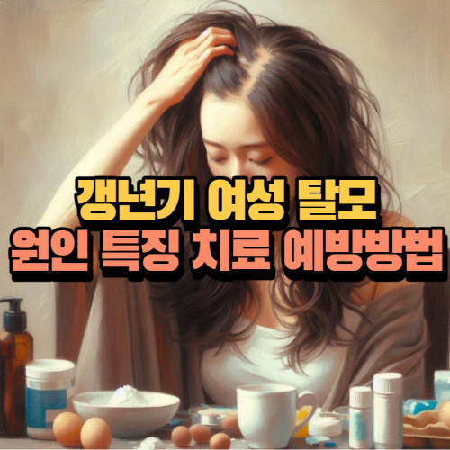 갱년기 여성 탈모