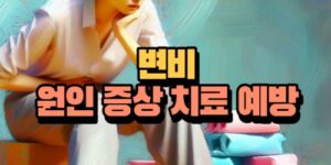 변비 원인 증상 치료 예방